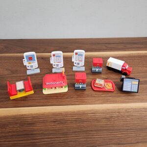 Lil McDonalds Little Happy Meal Toys 2025 Lot of 10 Kiosk McNuggets Restaurant